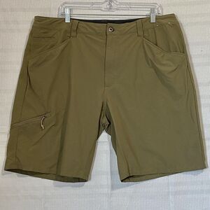 Patagonia Shorts Mens 40 Khaki Stretch Nylon Drawstring Flaw